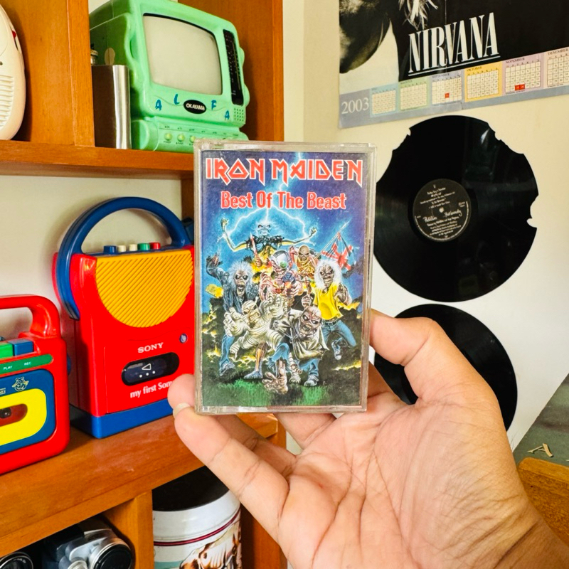 Kaset Pita / Tape / Walkman Like New Irma Iron Maiden Best Of The Beast USA Import Rare Original 100