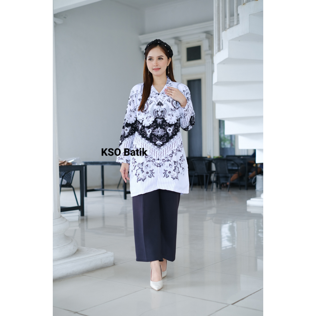 TUNIK PGRI WANITA TERBARU / BATIK GURU PGRI WANITA