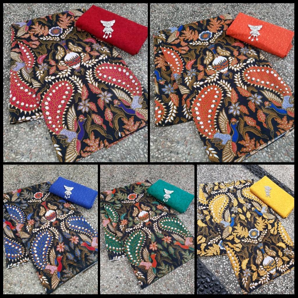 Kain Batik Printing Motif Jokowi Merak