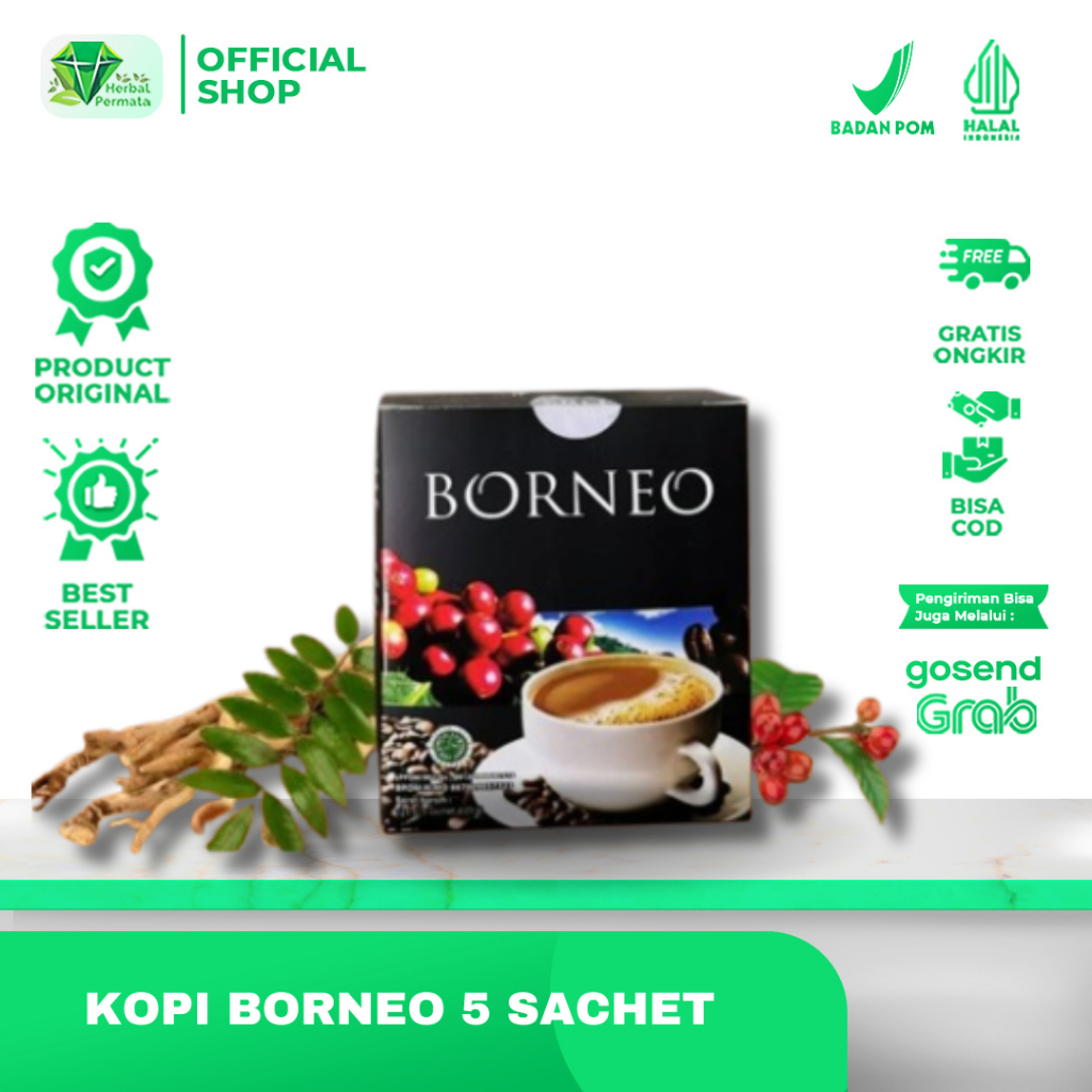 

Kopi Borneo - Minuman Penambah Stamina Pria Dewasa Isi 5 Sachet