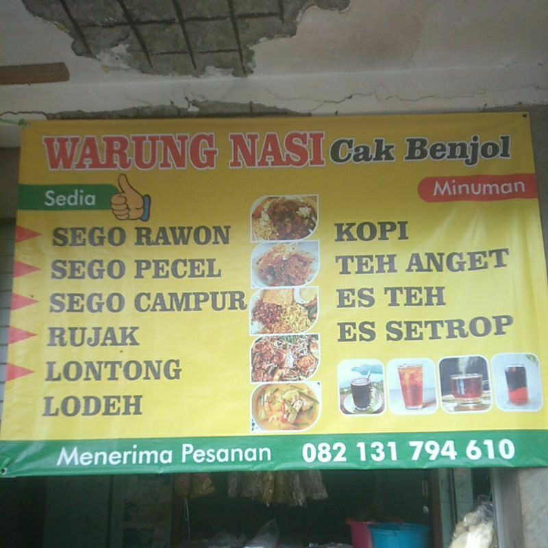 

Warung cak benjol