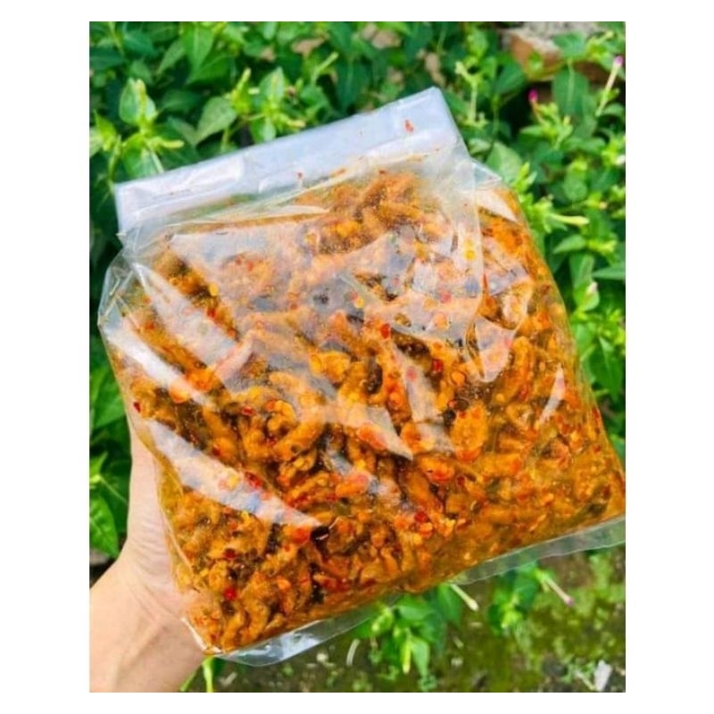 

Usus Crispy Pedas Daun Jeruk 250gram