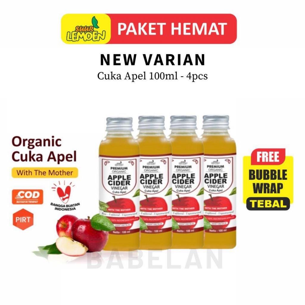 

Cuka Apel Premium Apple Cider Vinegar Organic With Mother 100 ml