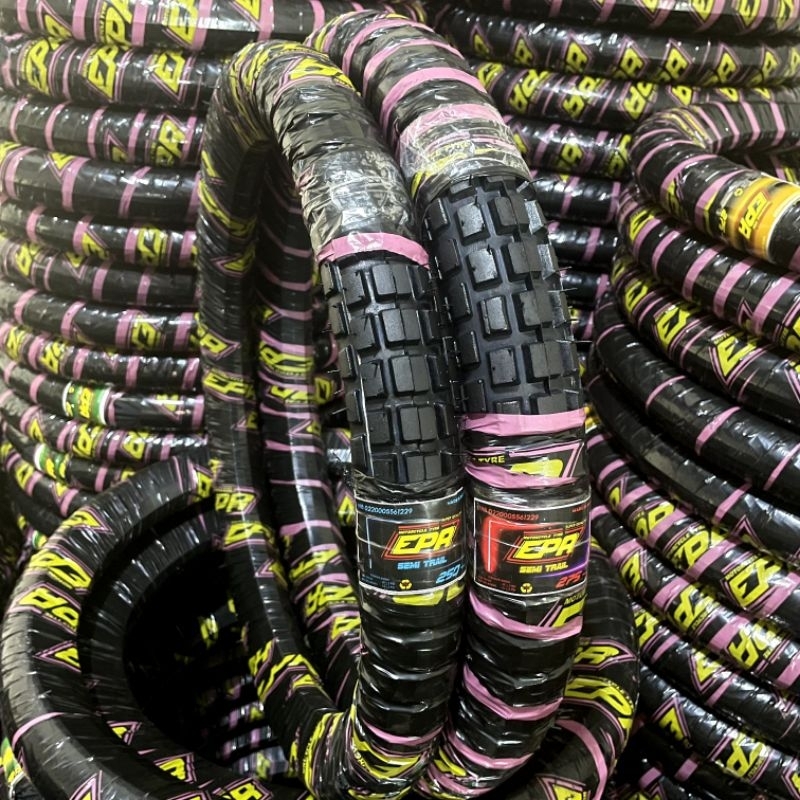 Ban Motor Bebek depan dan belakang Non Tubles Ring 17 ukuran 250 & 275 untuk motor Supra ,Revo dll