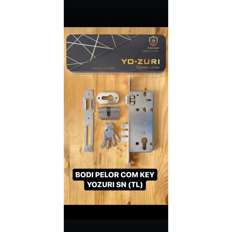 Body Kunci Pelor Yozuri sus 304 Cylinder kuningan