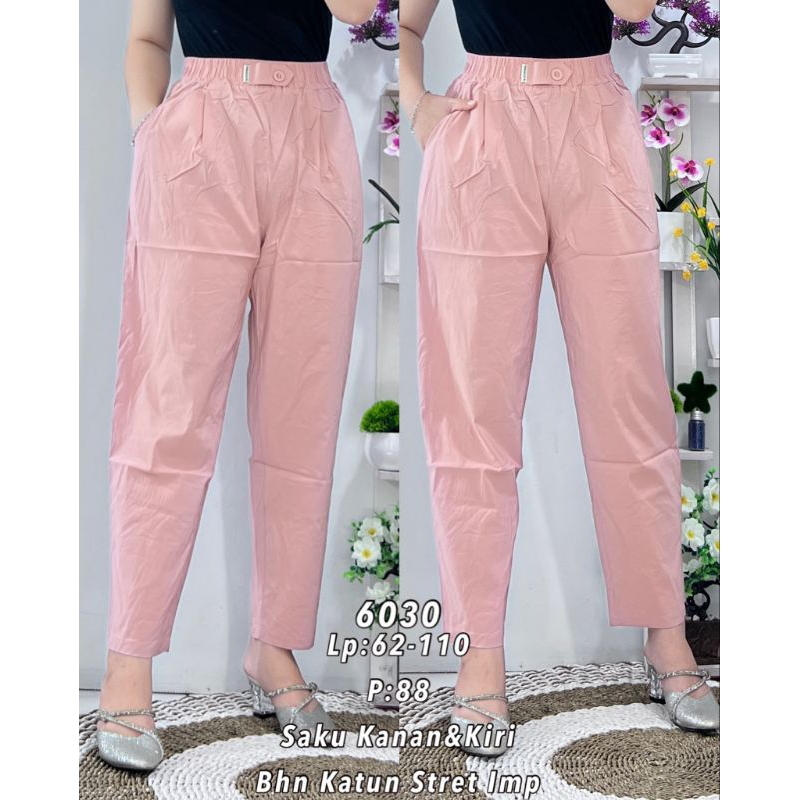 TYN NEW ARRIVALL !! 603 Celana Joger Import Bangkok Katun Stretch Kancing