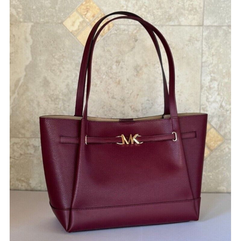 MK reed tote dark cherry