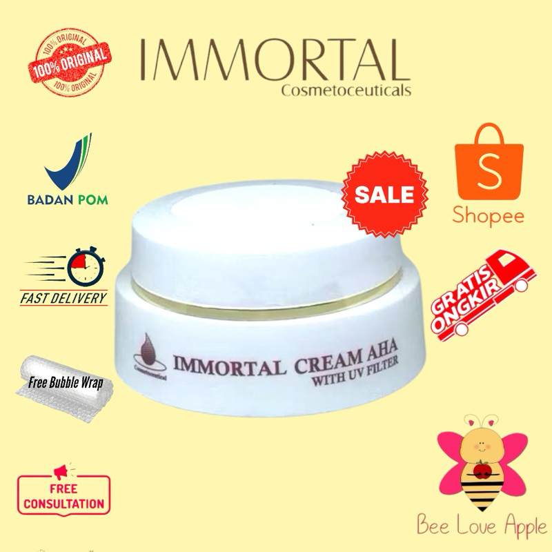 Immortal Cream AHA With UV Filter