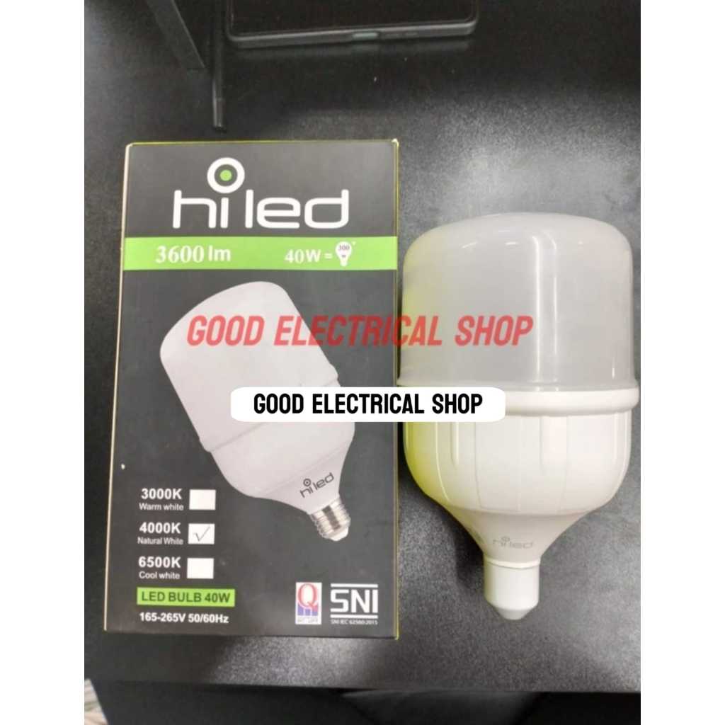 Lampu LED Bulb 30W 40W 4000K  - HILED Natural White  30W