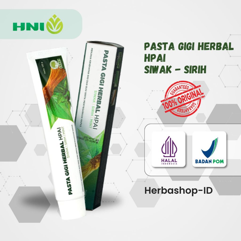Pasta Gigi Herbal HPAI Pasta Gigi Siwak Sirih Pasta Gigi Cengkeh Pasta Gigi Propolis