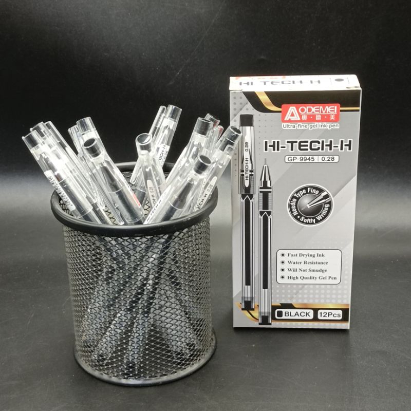 

PEN GEL AODEMEI HITECH TINTA WARNA HITAM ISI 1PCS