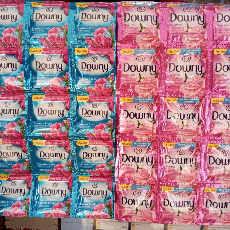 PEWANGI DOWNY RENTENG/RENTENG ISI 12 500an/PEWANGI PAKAIAN DOWNY SACHET
