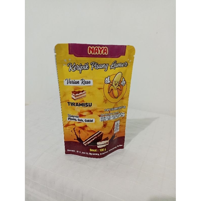 

Kripik Pisang Naya Tiramisu