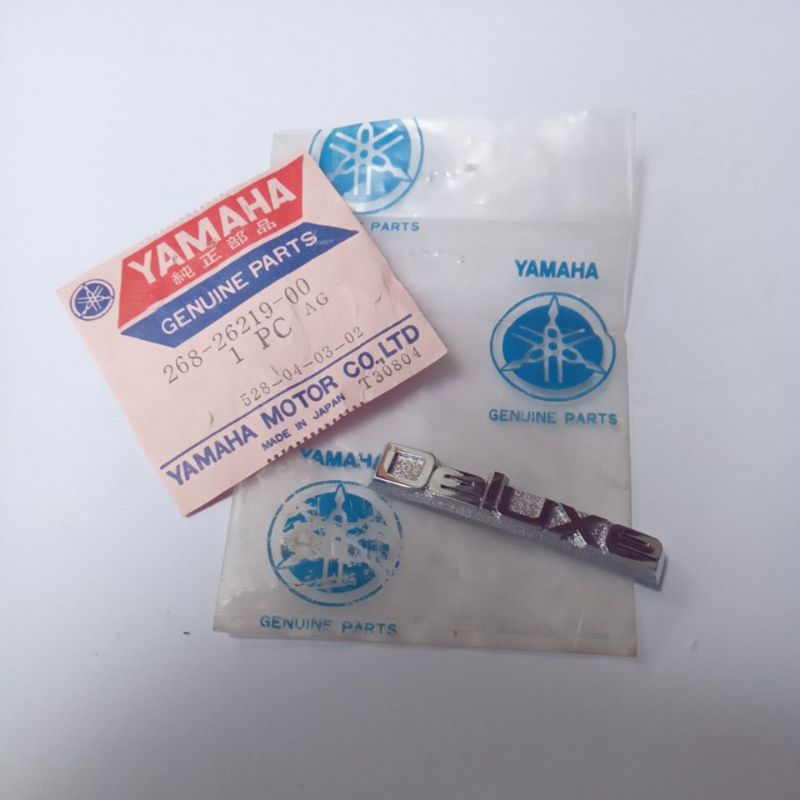 emblem decal stang stir yamaha u5 u7 original nos