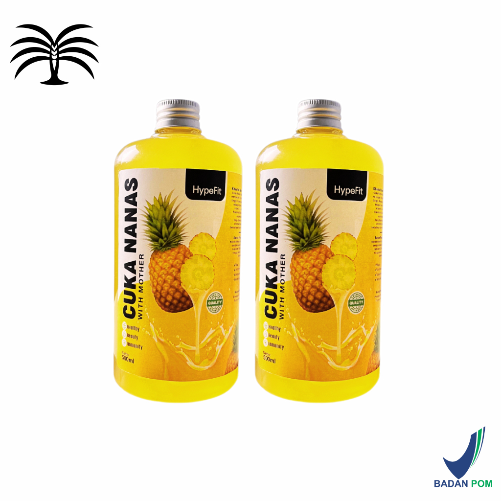 

Hypefit Cuka Nanas 500ml - 2pcs Cuka Nanas Organik Tanpa Campuran | Kurma Group Official
