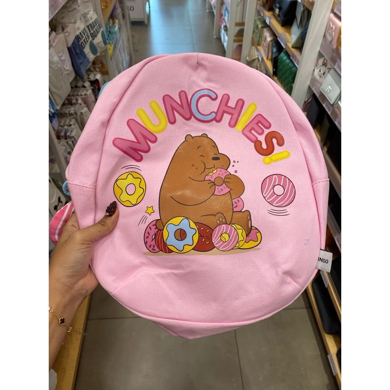 Miniso We Bare Bears Collection Dessert Backpack