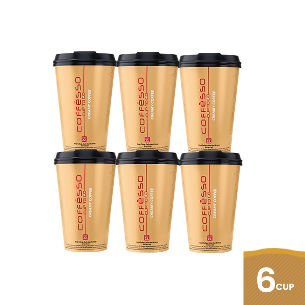 

Coffesso Cup To go – Creamy Coffee 6 pcs