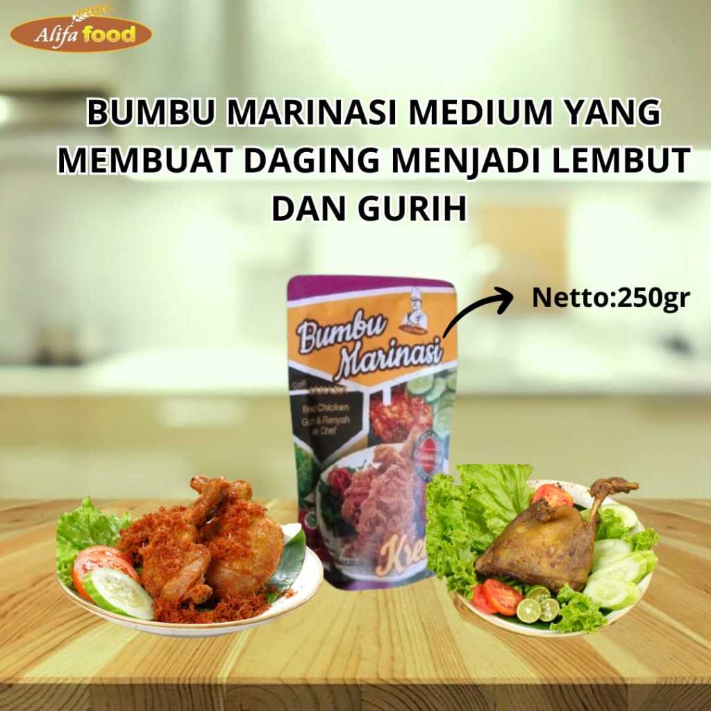 

Bumbu Marinasi Medium 250gr, Bumbu Marinasi ayam ikan daging