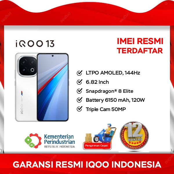 Iqoo 13 16/512GB - Garansi Resmi