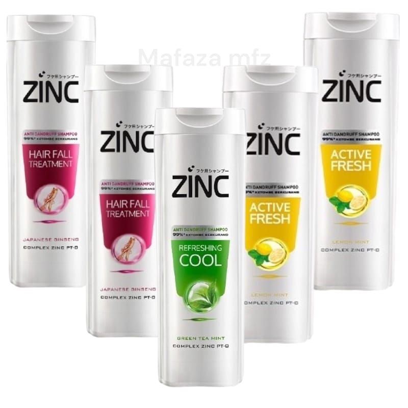 SHAMPOO ZINC BOTOL 170ml  SHAMPOO ZINC BOTOL