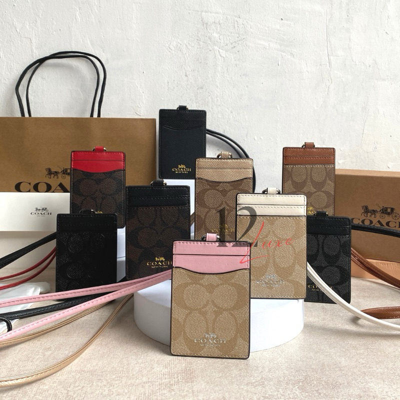

Coach Lanyard Tali card Holder