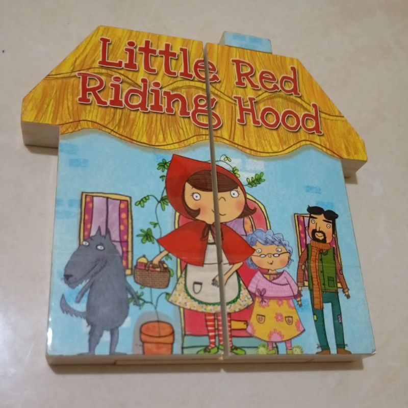 (BOARD BOOK BEKAS MASIH MULUS) Little Red Riding Hood Si Kerudung Merah Bacaan Anak Bayi Balita Paud