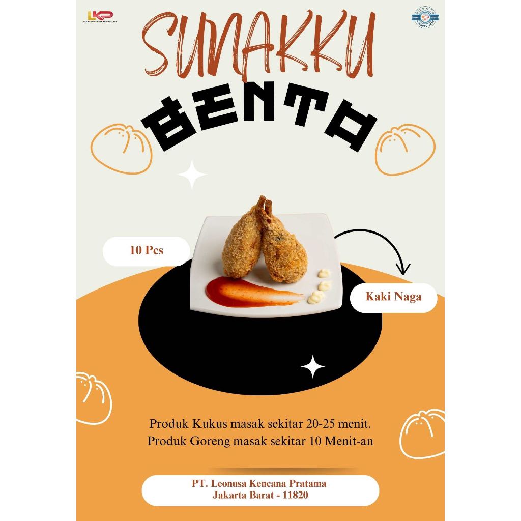 

Bento Kaki Naga Frozen