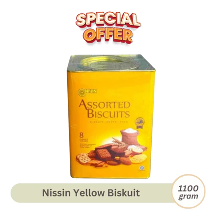 

(KLG PROMO) Nissin YELLOW Assorted Biscuit 1100gr