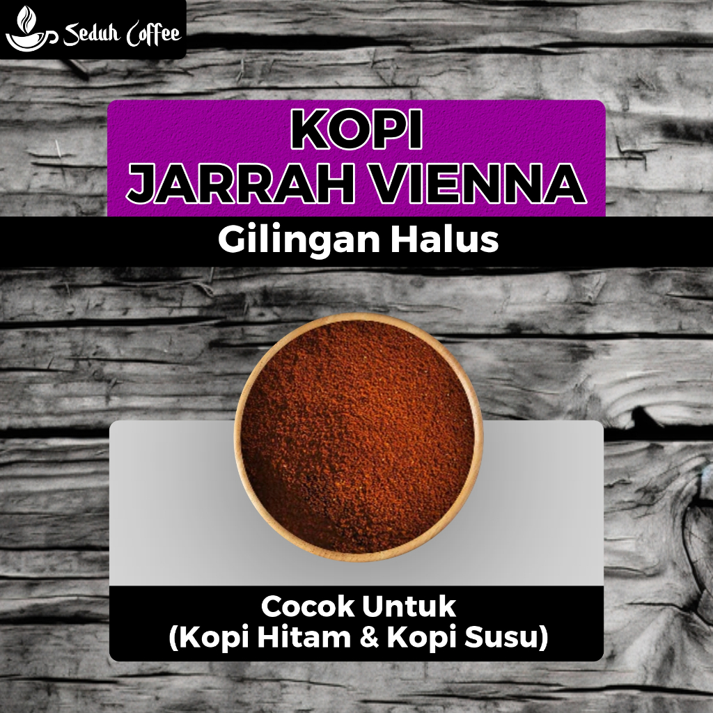 

SEDUH- Bubuk Kopi Jarrah Vienna Premium Asli 200gr