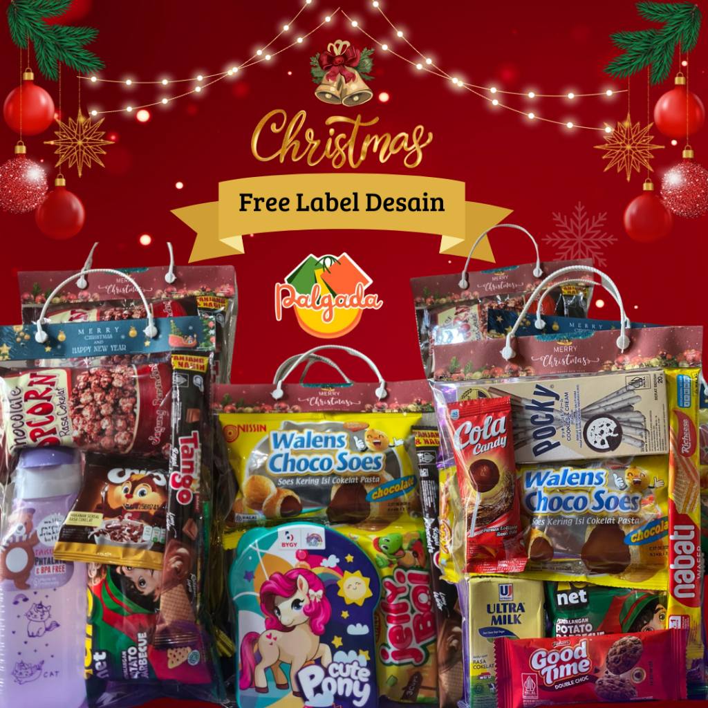 snack natal/snack natal custom/snack natal anak/parcel natal/kado natal/snack natal anak murah/hadia