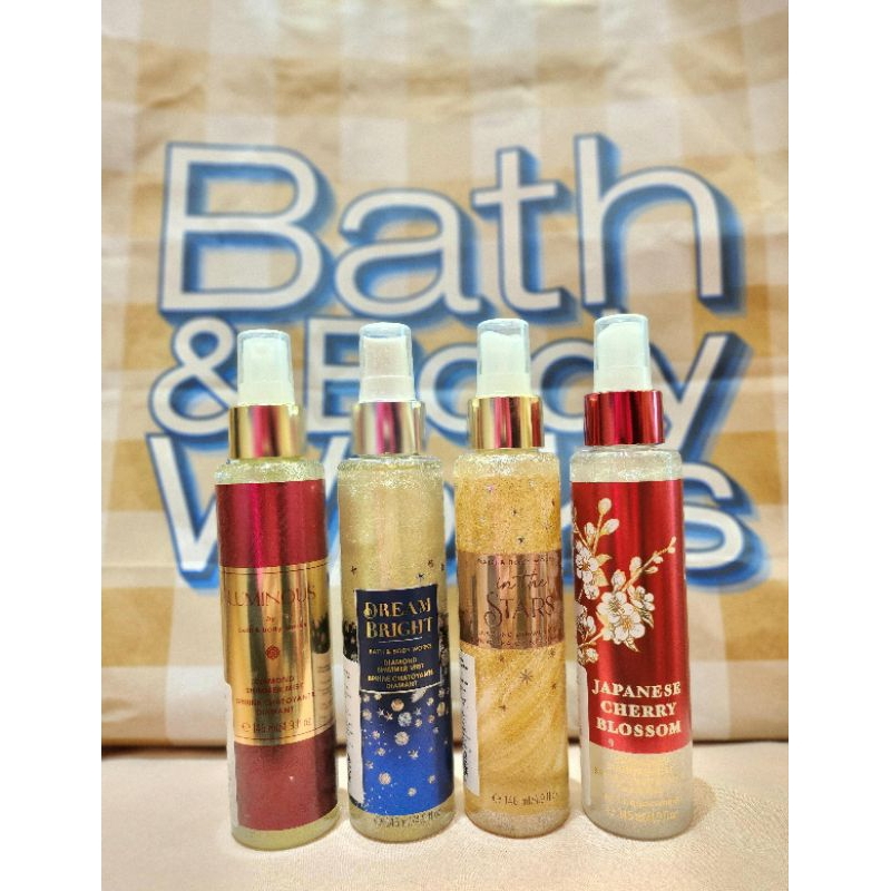 Ready BBW Bath & Body Works Body Mist Shimmer