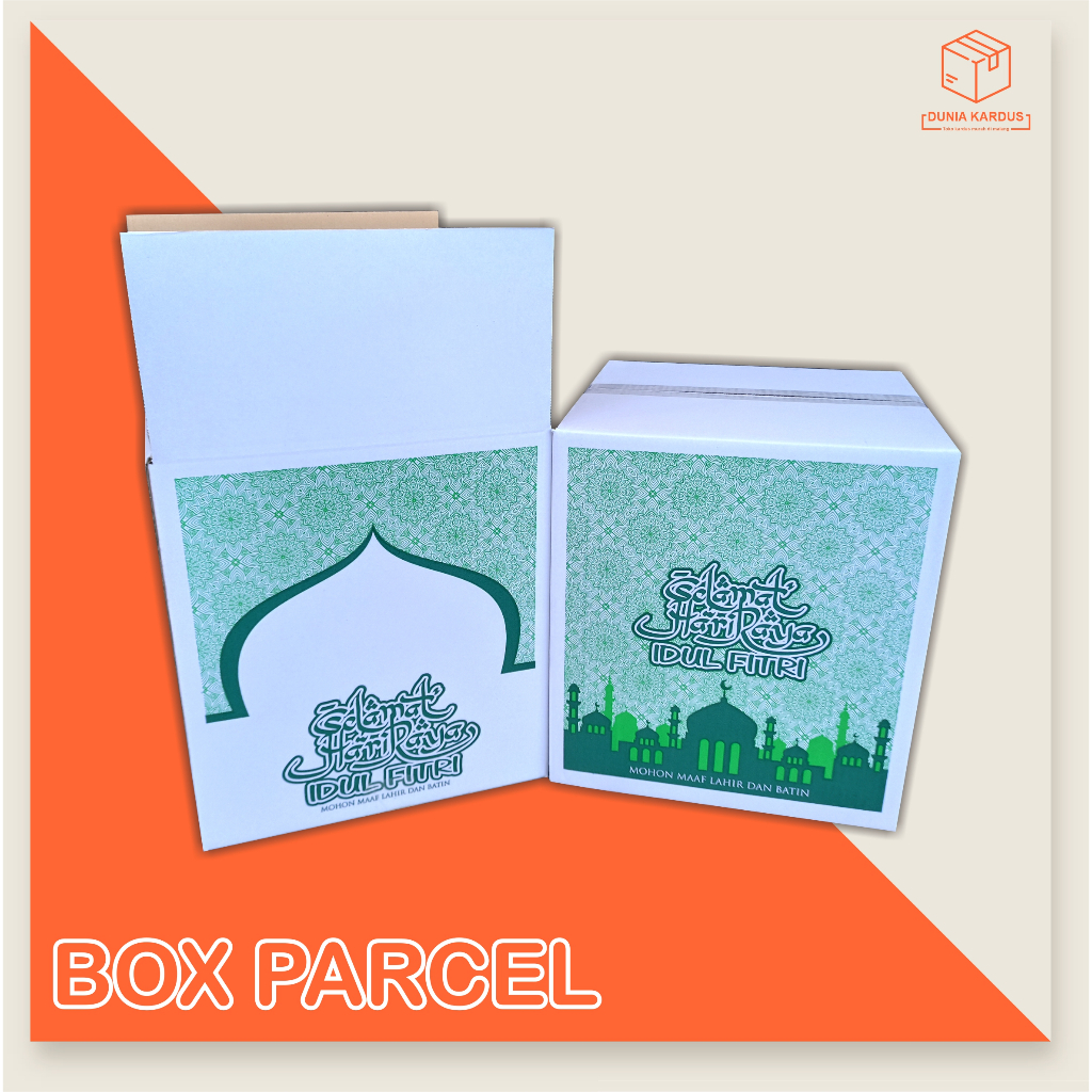 

Kardus Parcel 30x30x33 cm Kardus | Parcel | Lebaran | idul Fitri | sembako | hampers | eid mubarak | packaging lebaran