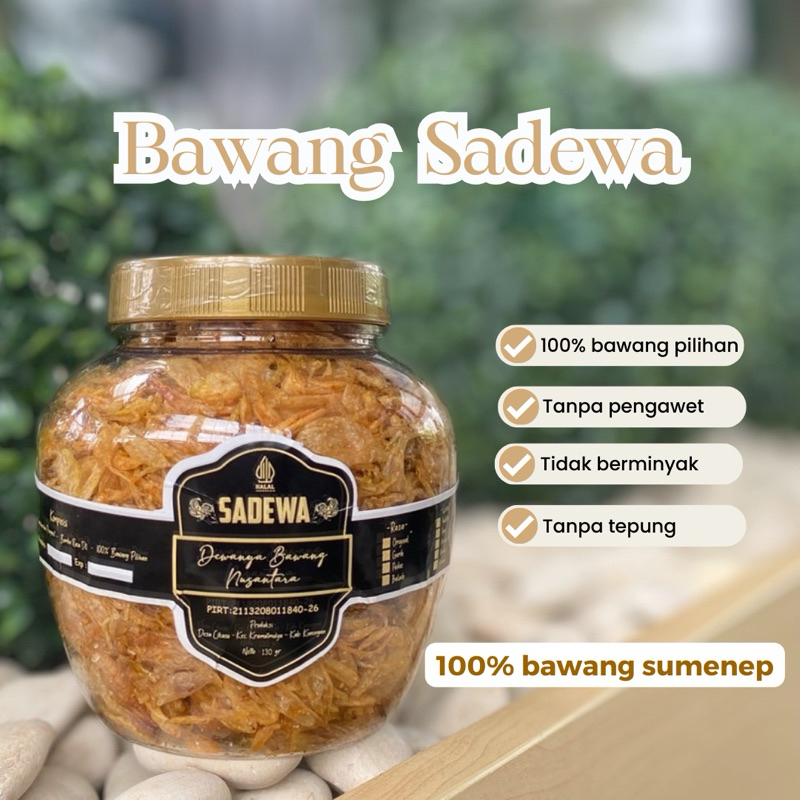 

Bawang Goreng Sadewa (100% bawang sumenep)-135gr
