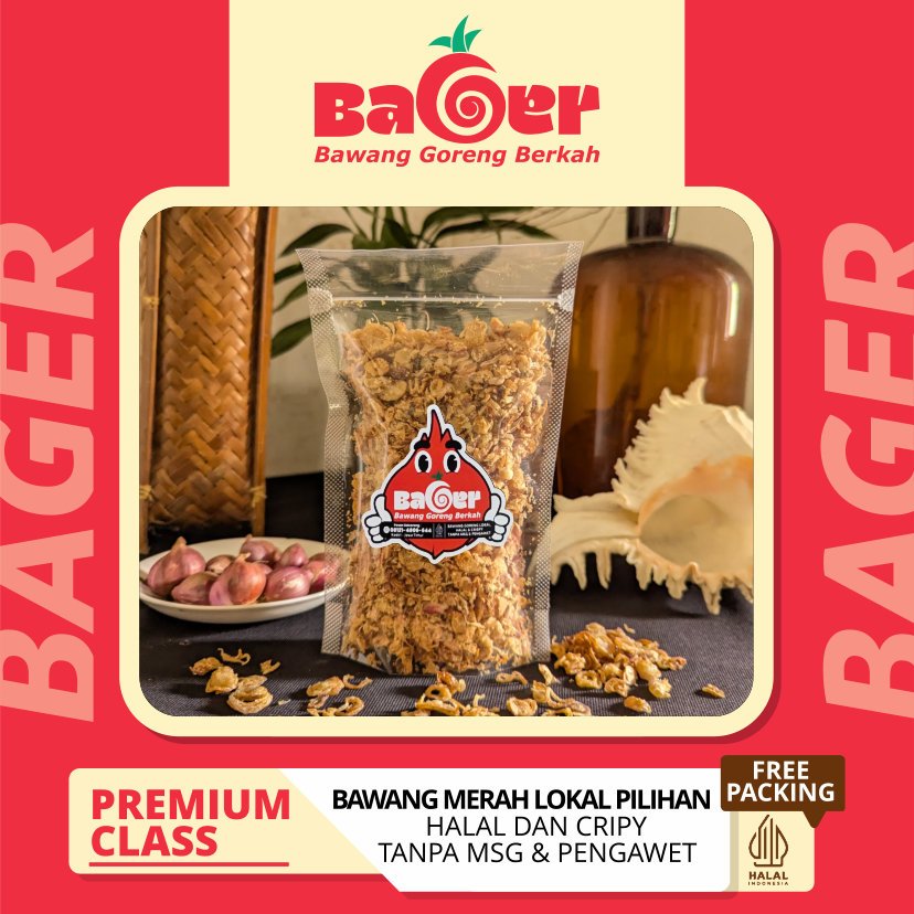 

PREMIUM [75 GRAM] BAWANG MERAH GORENG/BRAMBANG GORENG