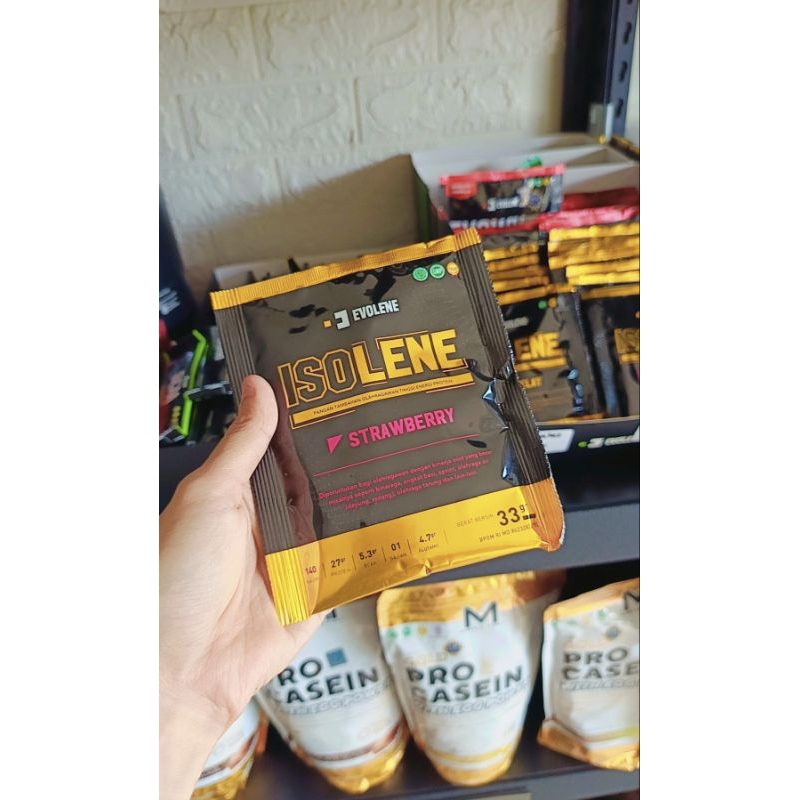 Evolene Isolate Sachet Rasa Strawberry - Isolene - Suplemen Fitnes