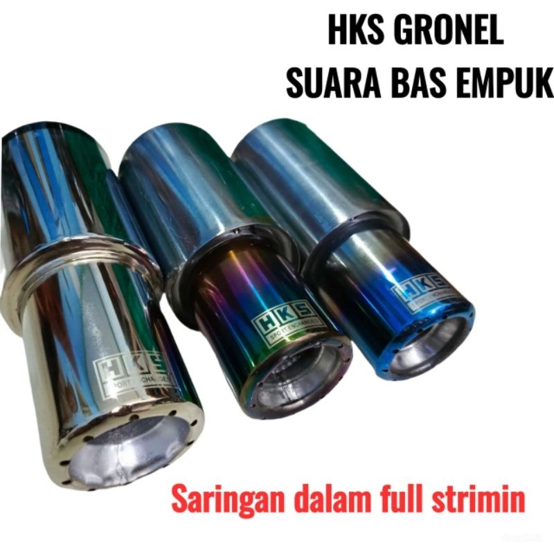Knalpot Racing Mobil HKS Gronell Suara Bass Empuk