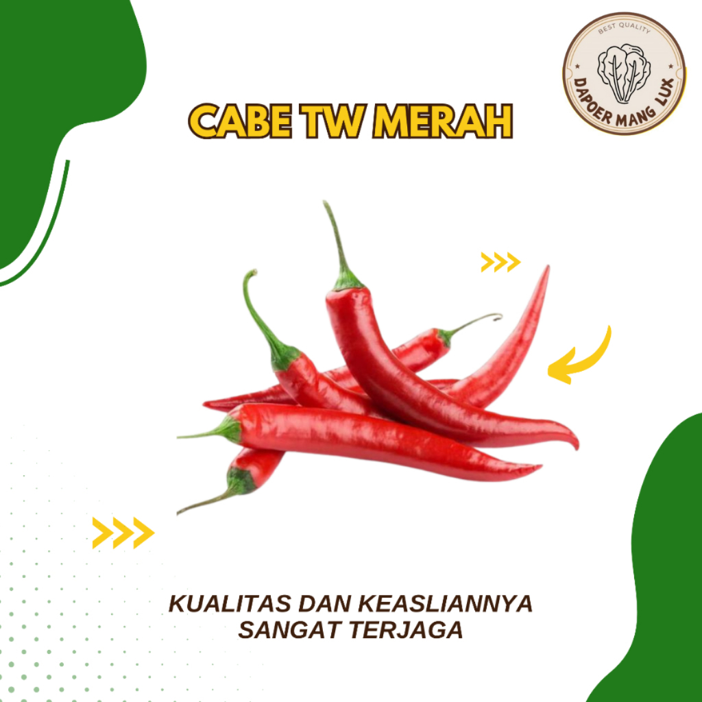 

CABAI TW MERAH 500 GRAM DAN 1 KG BEST QUALITY