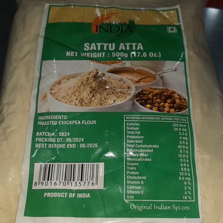 

SATTU ATTA TASTE OF INDIA 500G / Tepung Buncis Panggang