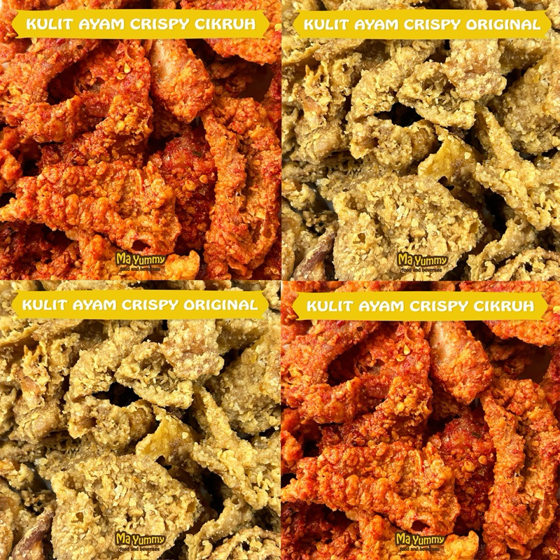 

Kulit Ayam Crispy 1Kg/Bal Varian Rasa Original dan Pedas Cikruh