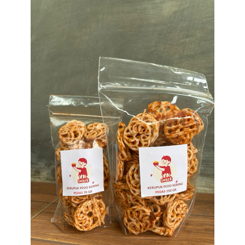 

kerupuk pedo kering pedas