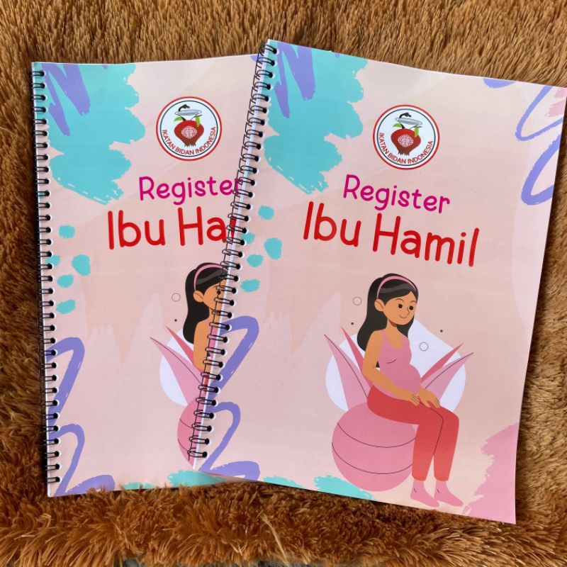

Buku Register Bidan Ibu Hamil Ukuran A4 Spiral