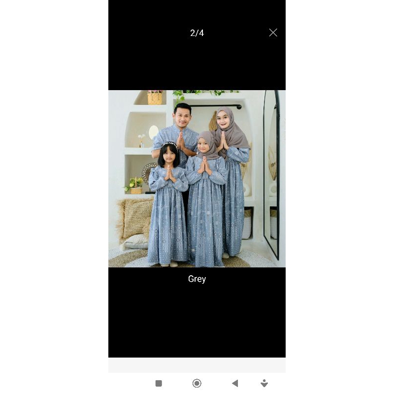 Preloved Baju Lebaran Keluarga Seragam