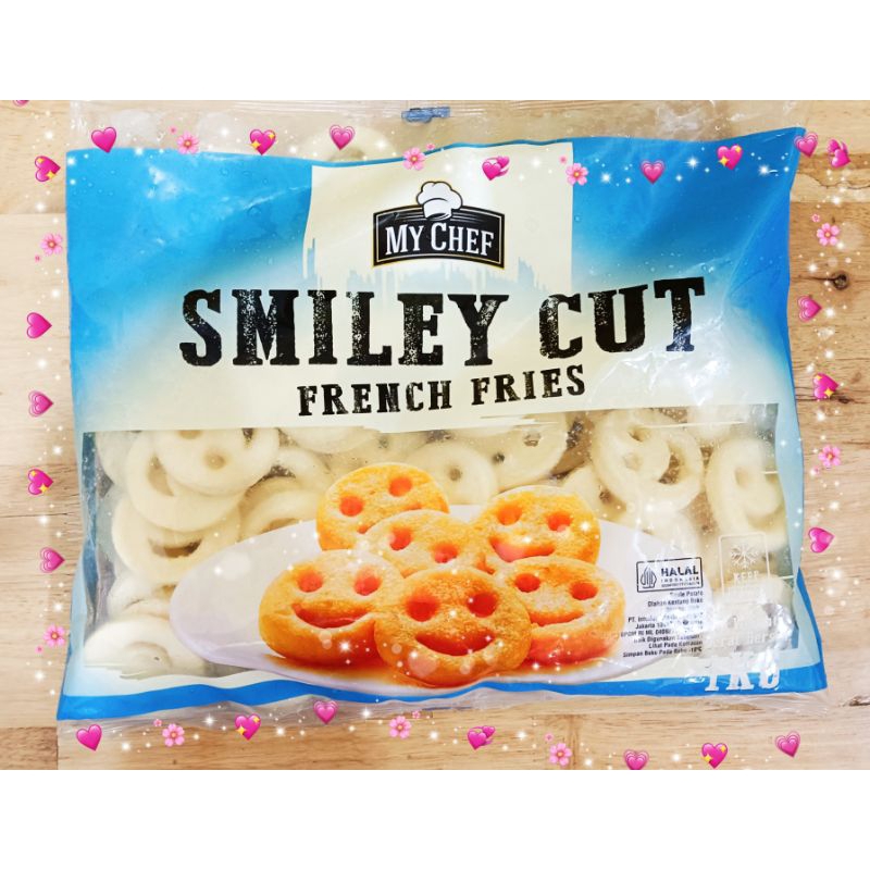 

My Chef Smiley Cut French Fries 1KG/ smiley cut kentang goreng