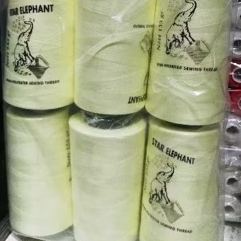 Benang Jahit LKM star elephant 5000yard 40/2 benang gajah