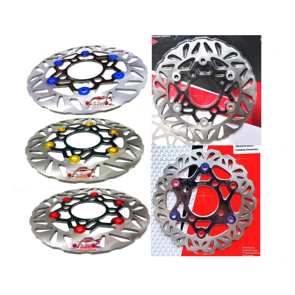 Piringan cakram MIO smile MIO SPORTY XEON MIO SOUL disc rotor cakram depan yamaha matic baut 4 200mm