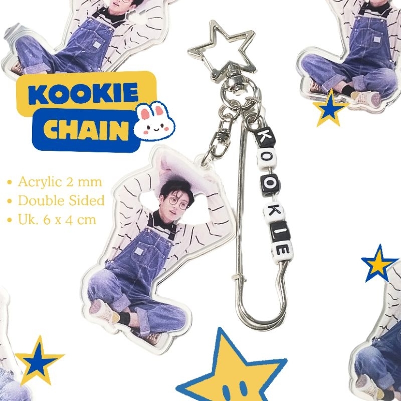 [Ready Stock] Kookie Keychain Jungkook BTS | By Mooniemin