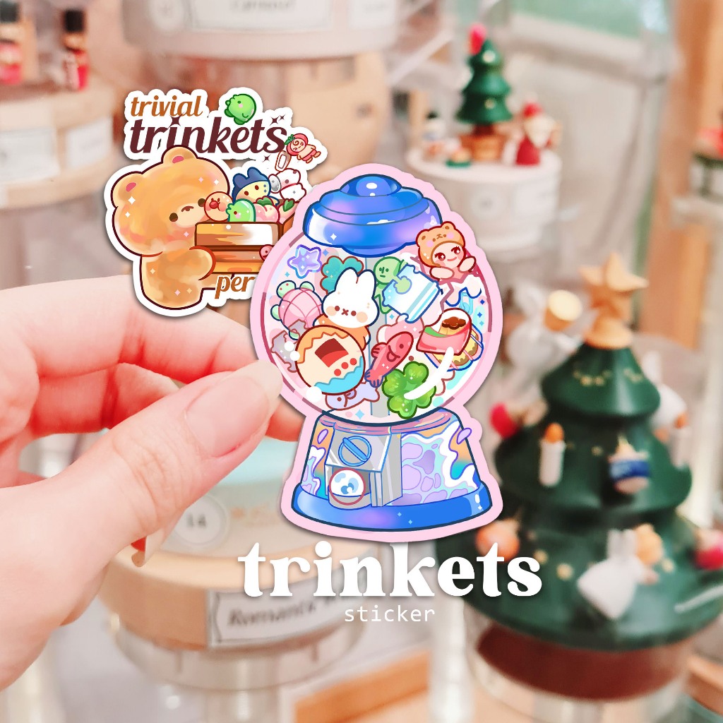 

Trinkets Aesthetic Sticker Gumball Machine by Pomiechi