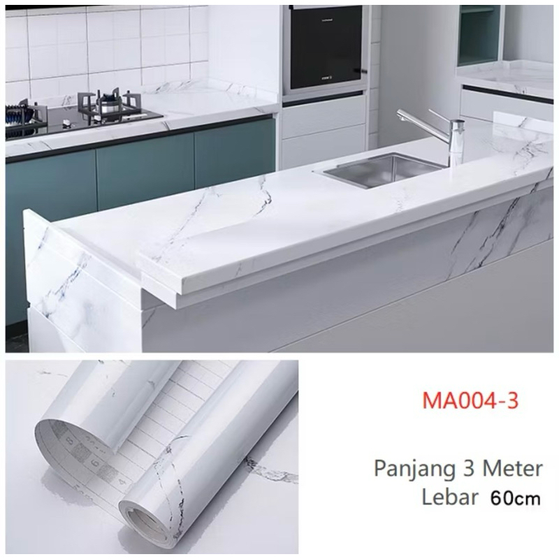 (888)Wallpaper Stiker Dinding Dapur 60CMX3M Stiker MA004-3
