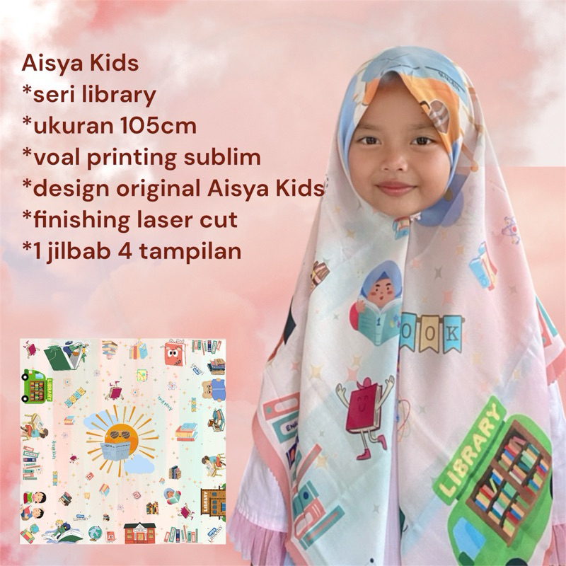 JILBAB ANAK | JILBAB ANAK LUCU | JILBAB KARAKTER | JILBAB ANAK LUCU | VOAL ANAK | VOAL PRINTING ANAK