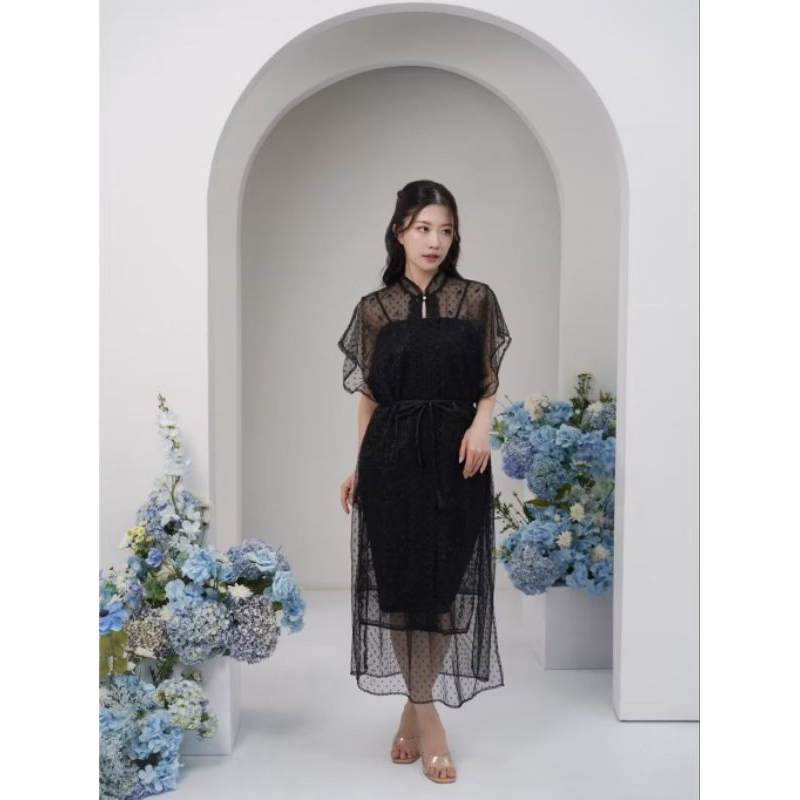 Aura Label - Tabita Dress In Black by Aura Label